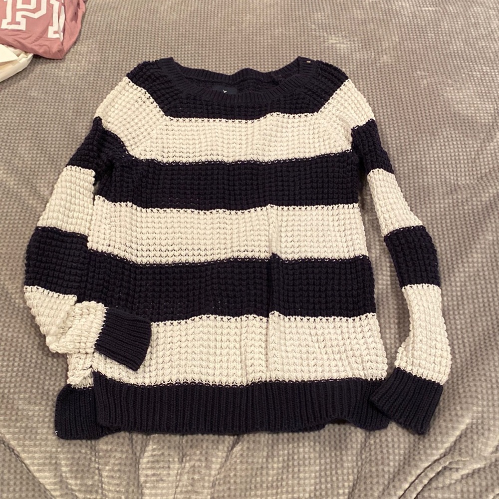 American Eagle Striped Sweater